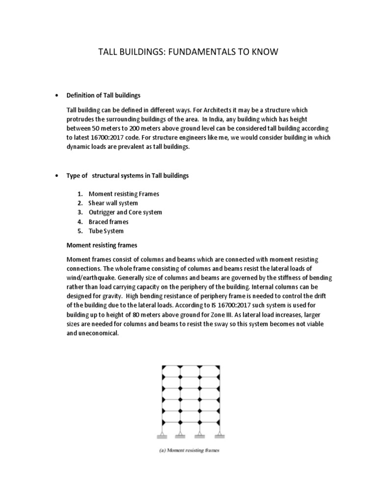 Understanding Tall Building Dynamics | PDF | Beam (Structure) | Column