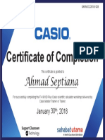 Certificate of Completion: Ahmad Septiana