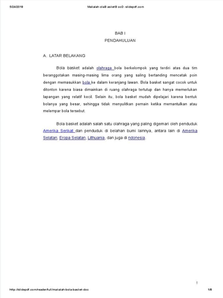 Dokumen Tips Makalah Bola Basket Pdf