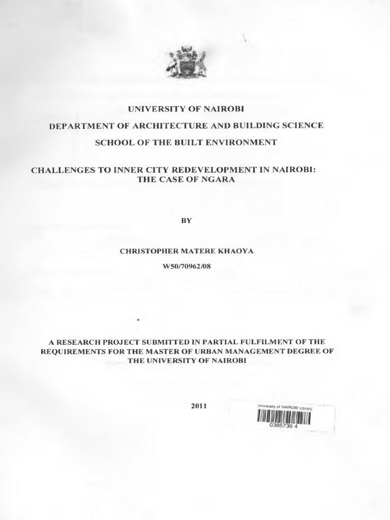 Nairobi intelligence overview