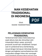 PELAYANAN KESEHATAN TRADISIONAL DI INDONESIA