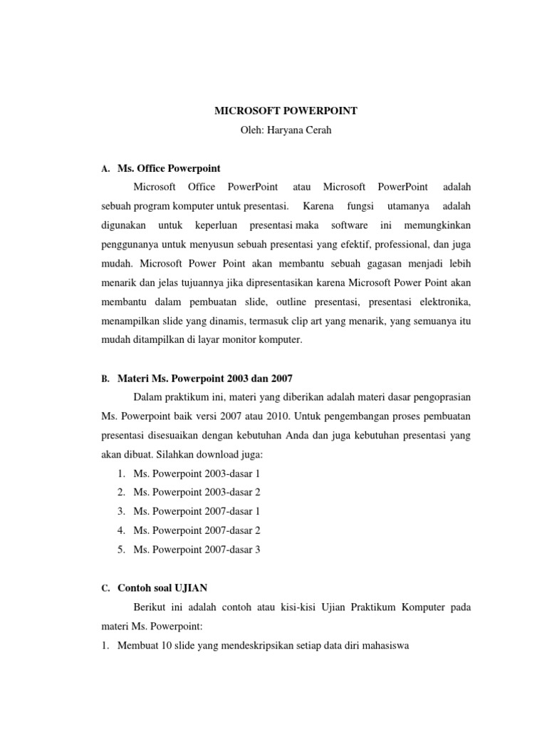 Contoh soal essay microsoft powerpoint 03 picture