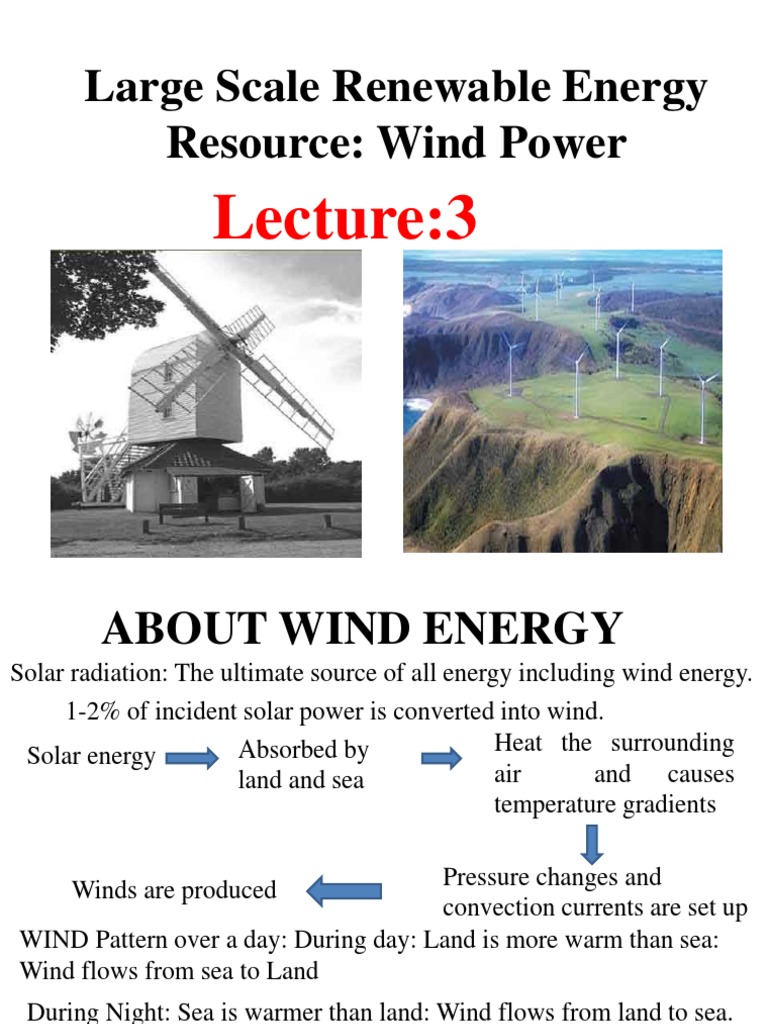 Understanding Wind Energy Dynamics | PDF | Wind Power | Wind Turbine