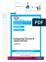 Industrial Drives & Applications: Electronics & Electrical en Ineerin