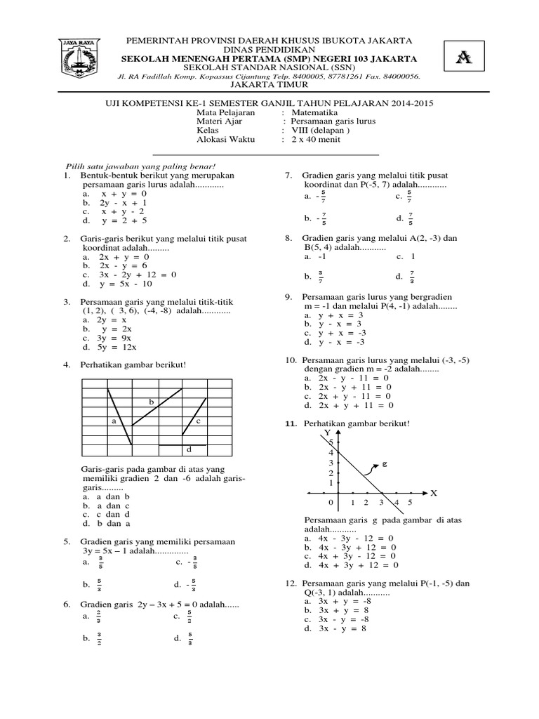 Download 88 Gambar Garis Yang Memiliki Persamaan Berikut Terbaik HD