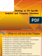 Tailoring Strategy To Fit Specific Industry and Company Situations Tailoring Strategy To Fit Specific Industry and Company Situations