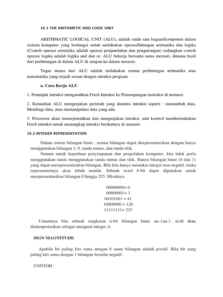 Makalah 10 3 Integer Arithmetic Pdf