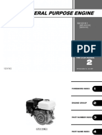 Honda General Pursone Engine Serie Gx120t1 (Igc01-430-9101 Igc01b-1001 13zk7402