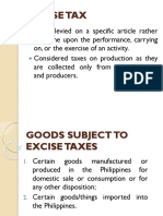 Excise Tax