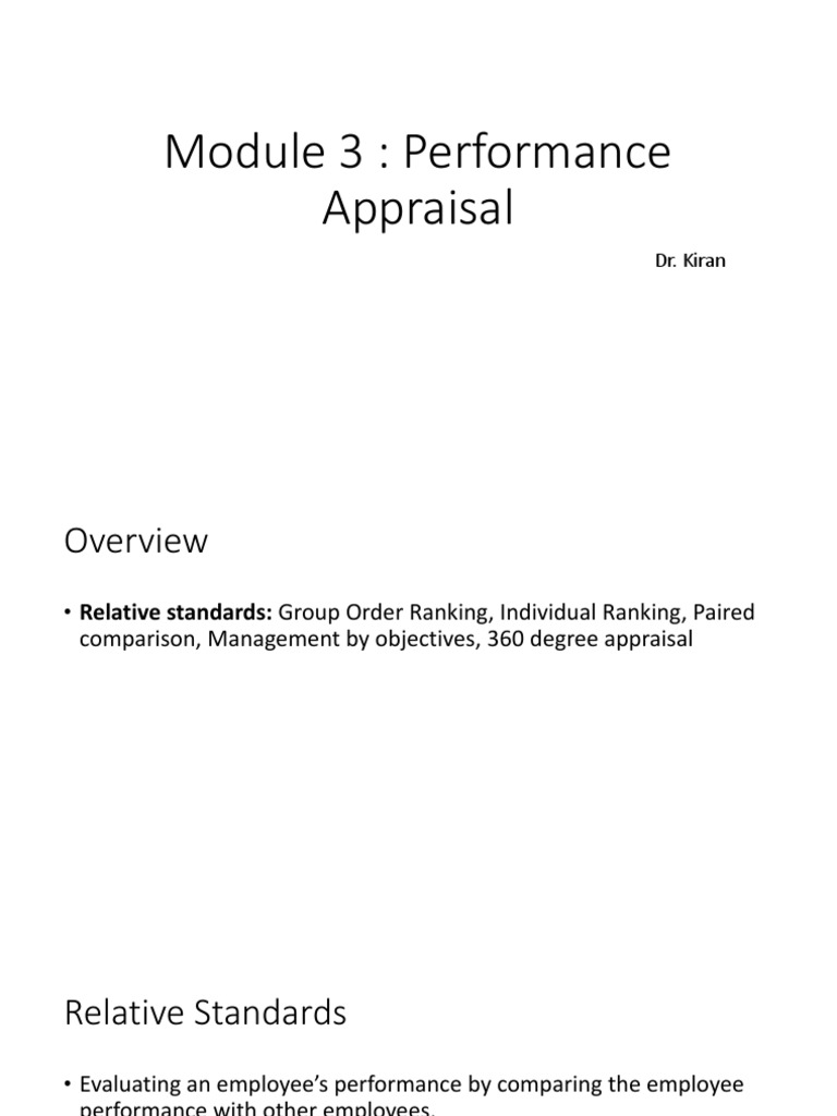 Performance Appraisal Methods Explained | PDF | Goal | Performance ...