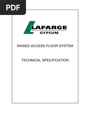 Ais Raisedaccessfloors Ml Screw Specification Technical Standard