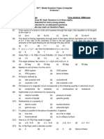 EKT Model Question Paper (Computer Science)-I