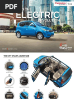 Electric car brochure