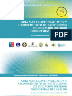 Guia para La Autoevaluacion y Reconocimiento de Instituciones de Educacion Superior Promotoras de La Salud