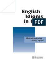 English Idioms in Use: Michael Mccarthy Felicity O'Dell