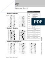 Touchstone Placement Test 1