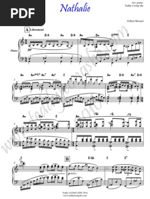 Nathalie Gilbert Becaud Piano Cover Loisirs