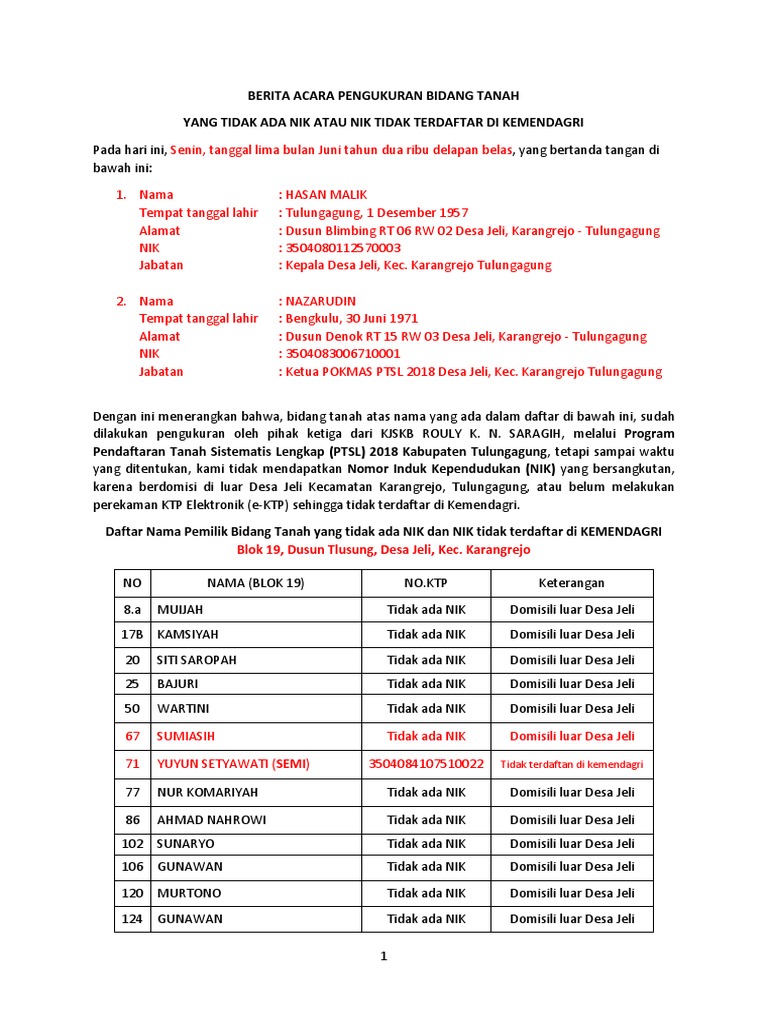 Contoh Biodata Kepala Desa - Simak Gambar Berikut