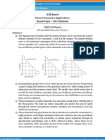 ICSE Board Class X Economics Applications Board Paper - 2013 Solution