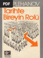 13 - Georgi V. Plehanov - Tarihte Bireyin Rolü (Kaynak Yayınları) PDF