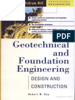 Geotechnical and Foundation Engineering by Robert W Day