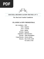 Planificación 2018 - Electrotecnia I (5º2 )