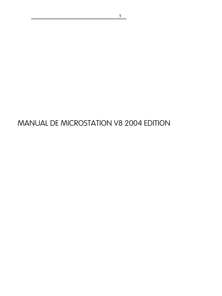 Manual Microstation v8 PDF | PDF | Archivo de computadora | Ventana ...