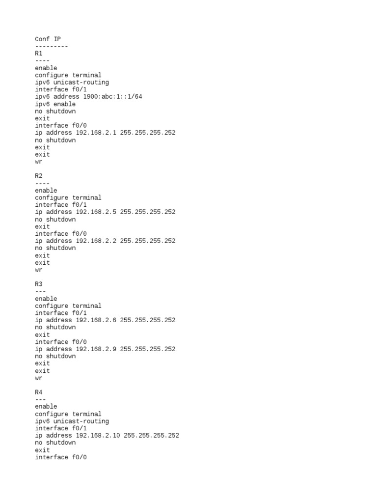 Configuracion Tunnel GRE | PDF | Ip Address | I Pv6