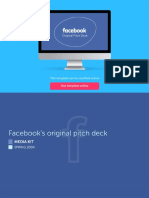 Facebook Pitch Deck Template