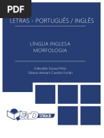 Lingua Inglesa Morfologia