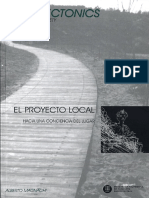 El Proyecto Local Hacia Una Conciencia Del Lugar PDF