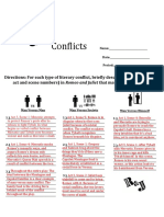 Romeo and Juliet Conflicts Graphic Organizer