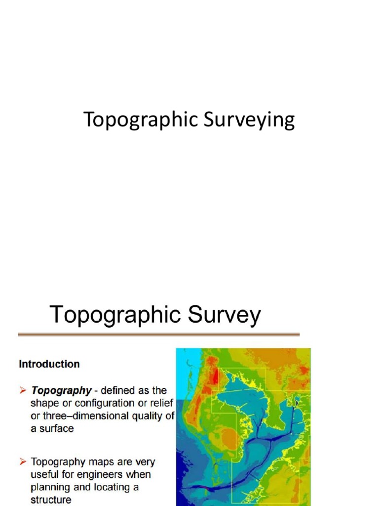 Topographic Surveying Techniques Explained | PDF | Topography | Contour ...