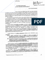 El Análisis Institucional: Objeto, Proceso, Abordajes Metodológicos - Lidia Fernández