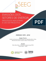 Emissões de Energia e PIUP no Brasil 1970-2016