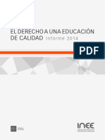 EL DERECHO A UNA EDUCACIÓN informe 2014.pdf