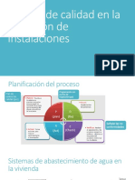 Calidad en La Ejecución de Instalaciones Agua y Desague