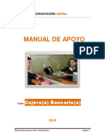 Manual de Apoyo - Cajero Bancario 2018 - Bk Capacitación Laboral