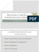 Perangkat Sistem Informasi Manajemen
