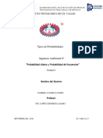 Tipos de probabilidad clásica y frecuencial