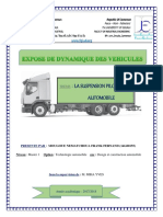 Expose Dynamique Des Vehicules Final PDF