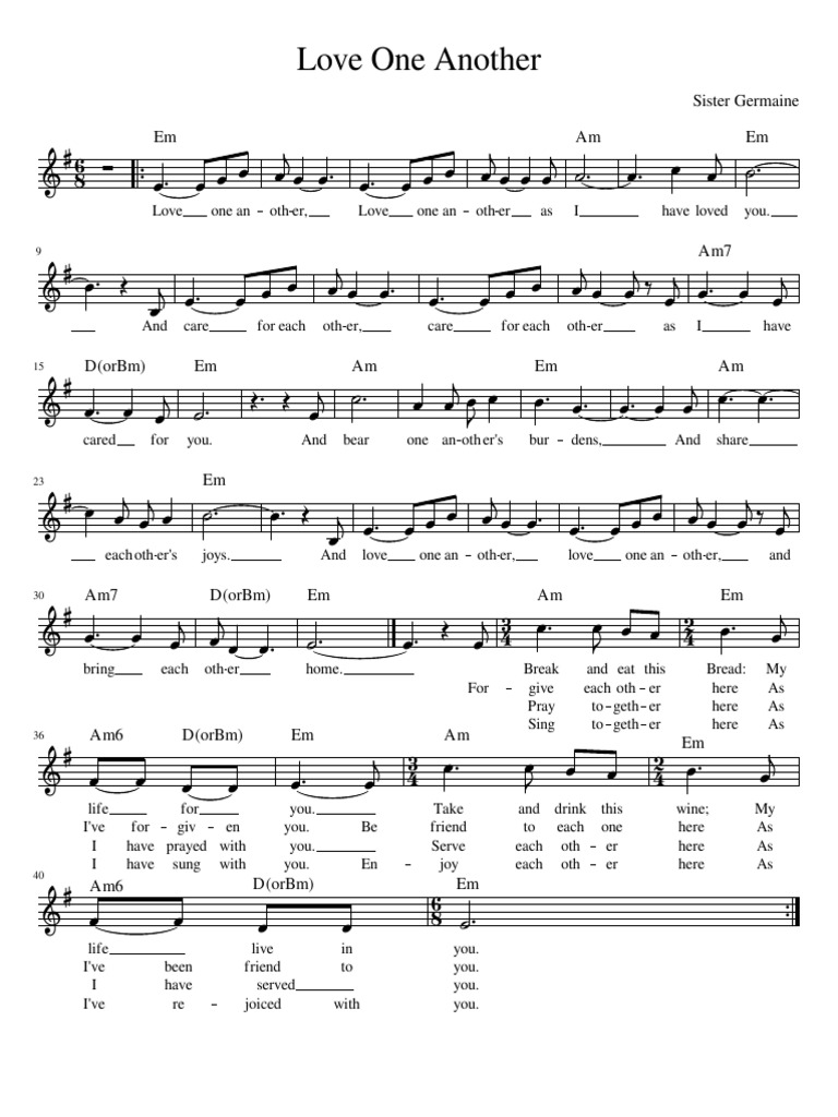 Love One Another | PDF