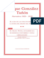 Narrativa. Enrique González Tuñón