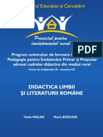 Maria Bizduna, Vasile Molan - Didactica Limbii Si Literaturii Romane