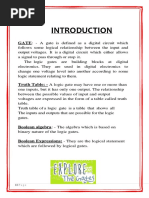 GATE: - A Gate Is Defined As A Digital Circuit Which