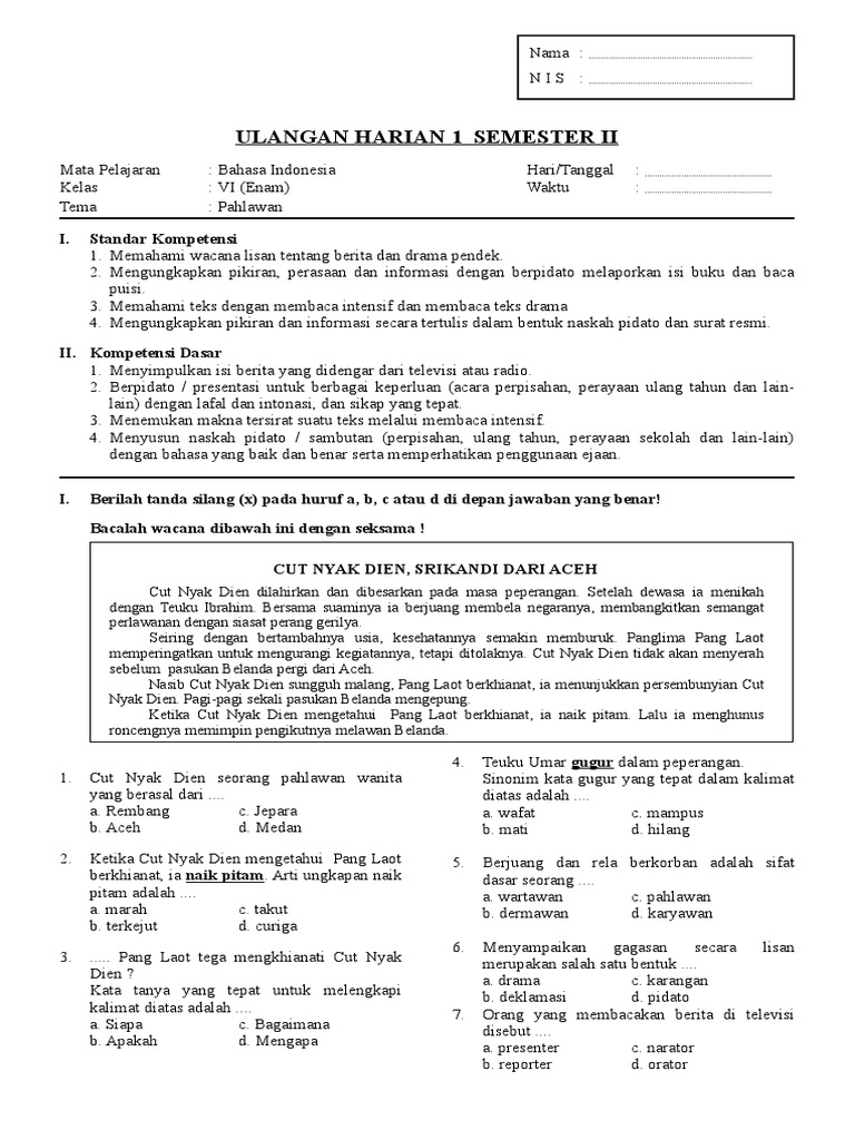 Contoh Pidato Ulang Tahun Sekolah Sd Barisan Contoh
