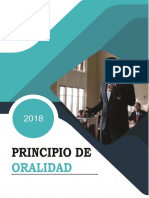 Principio de Oralidad