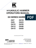 NPK Hydraulic Hammer Operators Manual GH7-GH50