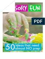 50 ideas sensory no prep