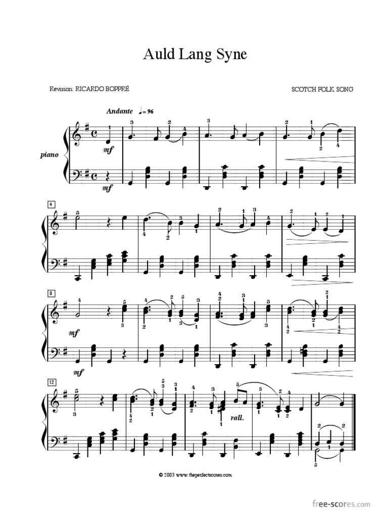 Auld Lang Syne